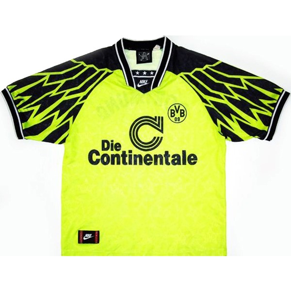 Authentic Camiseta Dortmund 1ª Retro 1994 1995 Amarillo